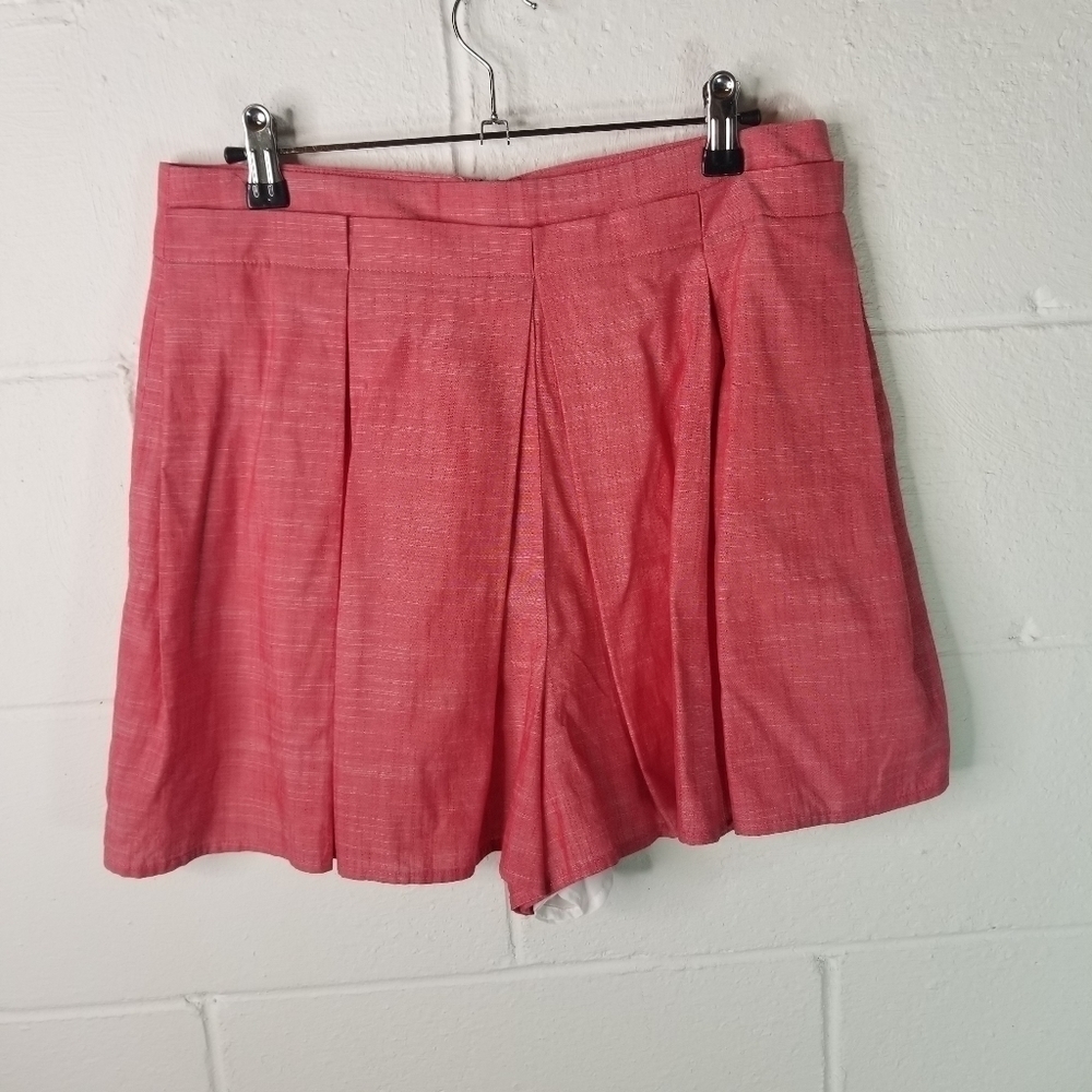 Southern Proper red cotton preppy shorts - Picture 3 of 10